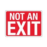 Not An Exit Sign - 10 x 14